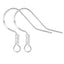 10 PCS Copper 14K/18K Gold Plated Solid Color Hook Earring Findings S925 Sterling Silver DIY Jewelry Accessories
