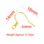10 PCS Copper 14K/18K Gold Plated Solid Color Hook Earring Findings S925 Sterling Silver DIY Jewelry Accessories