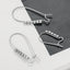 10 PCS/Package Geometric Heart Zircon Stainless Steel Earring Findings for DIY Jewelry