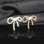 10 PCS 24mm Alloy Rhinestones Pearl Bow Knot Jewelry Buckle & Cute Smile Face Brooch Pin for Women