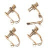 10 PCS Stainless Steel U-Shape Ear Clips - DIY Jewelry Accessories, Non-Pierced, Hypoallergenic