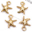 10 Pcs Beach Starfish Alloy Plating Jewelry DIY Earring and Hair Accessories Kit