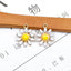 10 Pcs Daisy Alloy Enamel Jewelry Accessories for DIY Bracelets and Earrings