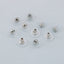 10 Pieces 18K Gold Plated Stainless Steel Solid Color Earring Backs with Silicone Accessories