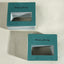 100 PCS Rectangle Jewelry Packaging Cards - Green Multi-Hole Earring Display Cards, 7.1*8cm