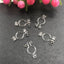 100 PCS Resin U-Shape Ear Clip Accessories for DIY Jewelry