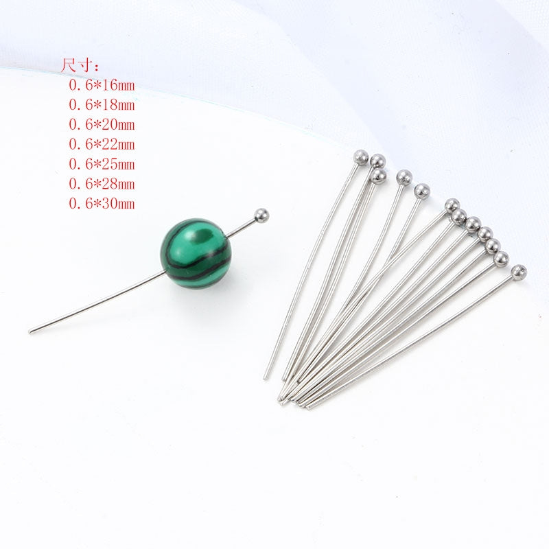 100 PCS Stainless Steel Tylostyle Jewelry Making Kit