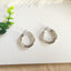 Fashion Exaggerated Simple Circle Metal Sequin Earrings for Women