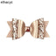 Korean Multi-Layer Leather Bow Hair Clip - Candy Color Cartoon Children's Accessory