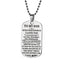 Fashion Stainless Steel Letter Pendant Necklace for Son - Personalized Dog Tag Gift