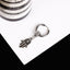 Earrings Single Trendy Men&#39;s Simple Earrings Simple Hip Hop Titanium Steel Feather Earrings Earrings