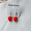 1 Pair Cute Fruit Resin Patchwork Women's Earrings - Orange Lemon Design