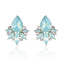 1 Pair Glam Water Droplets Alloy Inlay Artificial Crystal Women'S Drop Earrings