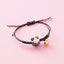 Alloy Ceramic Cat Tassel Bracelet - Pink Handcrafted Jewelry for Women