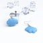 Cute Solid Color Cloud Earrings Simple Resin Drop Earrings