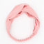 Knitted Elastic Cross Hairband Solid Color Striped Headband for Women