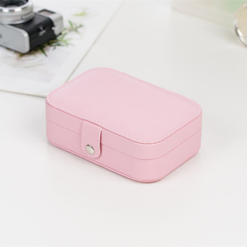 Simple PU Leather Jewelry Storage Box