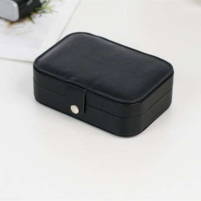 Simple PU Leather Jewelry Storage Box