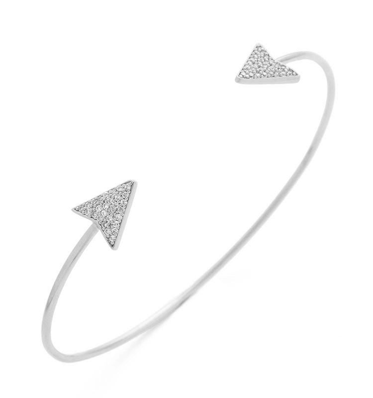 Women's Geometric Rhinestone Alloy Bracelets & Minimalist Hamsa Hand Charm Bangle