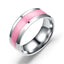 Fashion Glaze Color-Changing Stainless Steel Ring for Women