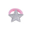 Glossy Frosted Crown Star Hair Rope for Girls - Children's Head Accessories