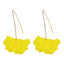 Womens Floral Plastic  Resin Earrings NHJQ122793