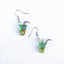 1 Pair Vacation Cup Resin Women's Drop Earrings - Creative Fruit Lemon Tea Design