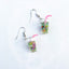 1 Pair Vacation Cup Resin Women's Drop Earrings - Creative Fruit Lemon Tea Design