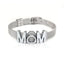 Mama Letter Stainless Steel Rhinestone Inlay Bracelet - Mother's Day Gift