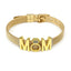 Mama Letter Stainless Steel Rhinestone Inlay Bracelet - Mother's Day Gift