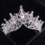 Golden Rhinestone Bridal Tiara Headband for Wedding Dress