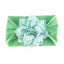 Floral Nylon Baby Headband with Ruffle Flower Design