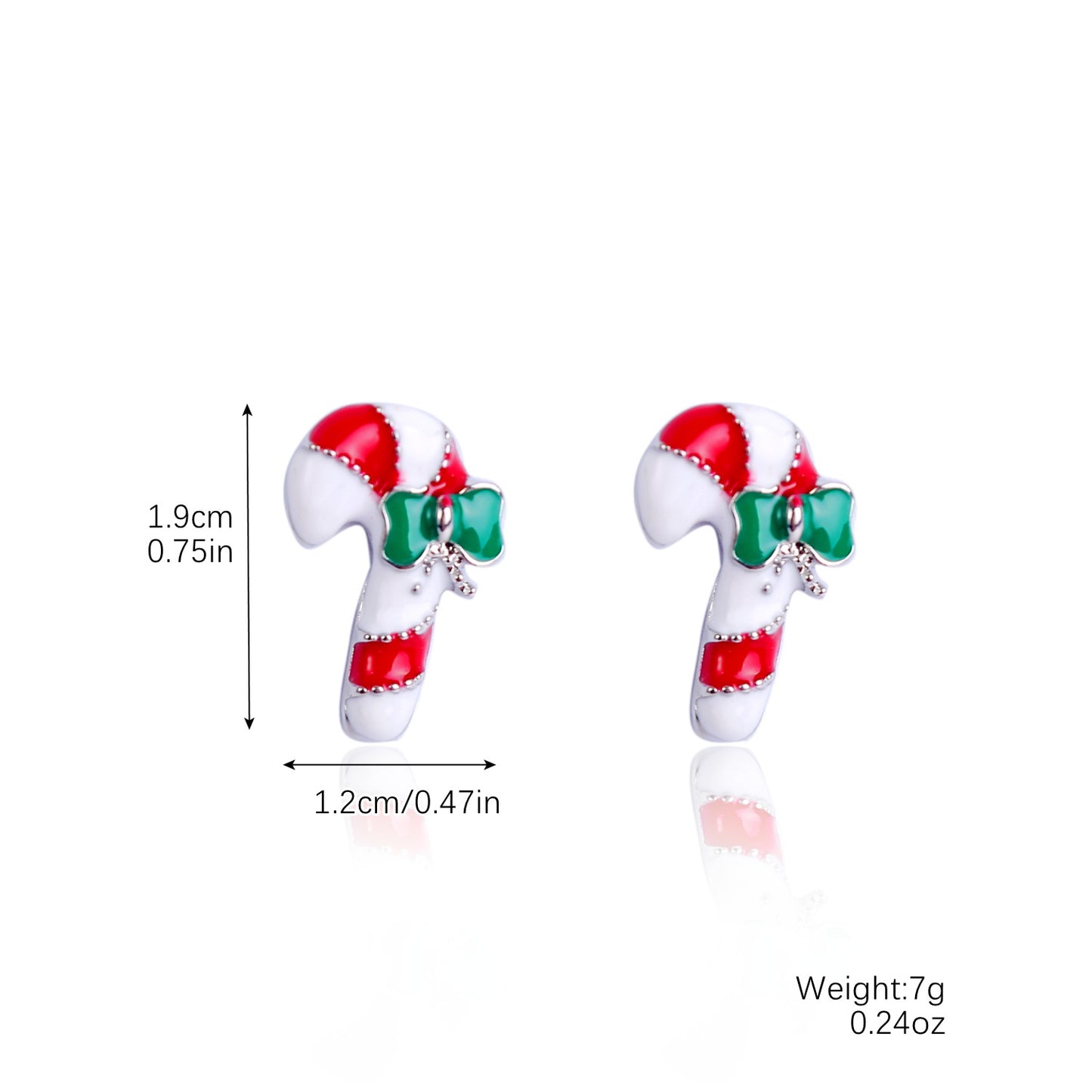 Fashion Christmas Tree Santa Claus Snowflake Alloy Inlay Rhinestones Women'S Ear Studs