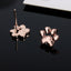 New Fashion Dog Paw Earrings Cute Animal Foot Paw Earrings Cat Paw Earrings Wholesale