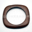 Commute Solid Color Square Wood Bangle - Vintage Style Women's Accessory