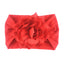 Floral Nylon Baby Headband with Ruffle Flower Design