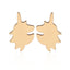 Simple Cartoon Unicorn Horse Head Earrings - Eco-Friendly Alloy Plating Studs