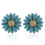 Fashion Little Daisy Multicolor Sun Flower Painted Earrings