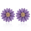 Fashion Little Daisy Multicolor Sun Flower Painted Earrings