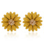 Fashion Little Daisy Multicolor Sun Flower Painted Earrings