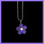 Cartoon Flower Pendant Necklace for Women - Retro Cute Clay Floral Choker