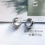 Simple New C-shaped Circle Metal Solid Color Earrings Wholesale
