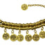 Ethnic Coin Charm Alloy Bracelet & Anklet Set - Hip-Hop Punk Retro Style Jewelry