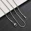 Simple Style Geometric Stainless Steel Necklace Plating Stainless Steel Necklaces