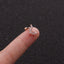 Star Moon Copper Plated Gold Zircon Ring