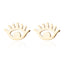 Women's Fashion Evil Eye Stainless Steel Stud Earrings