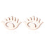 Women's Fashion Evil Eye Stainless Steel Stud Earrings