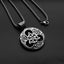 Hip-Hop Cross Star Snake Stainless Steel Pendant Necklace with Weightlifter Charm