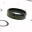 Wholesale Minimalist Geometric Stainless Steel Rings - Customizable Tri-Color Design