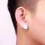 Simple Geometric Metal Ear Studs and Magnetic Clip-On Earrings